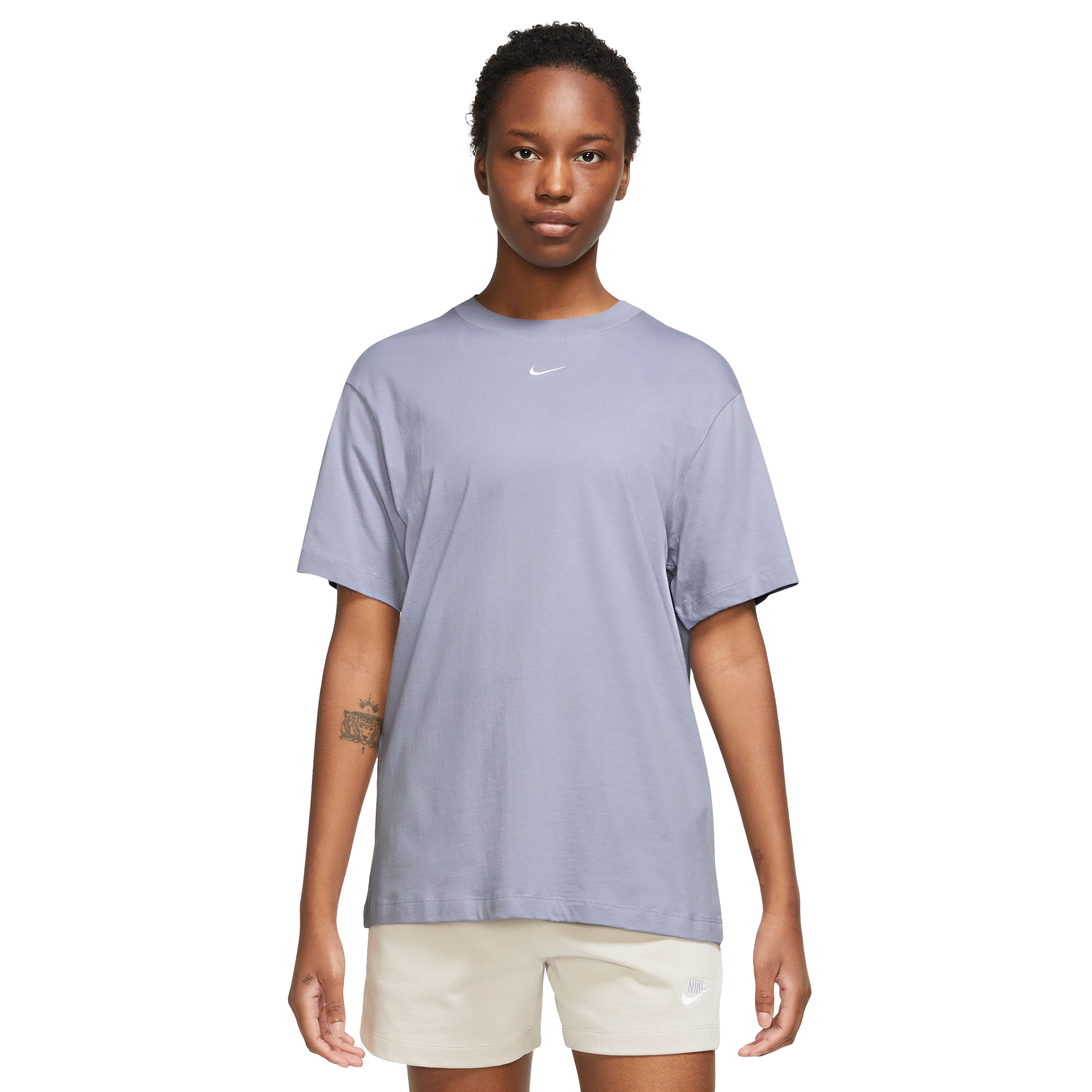 Nike Women's Sportswear Essentials Boyfriend Tee-Indigo